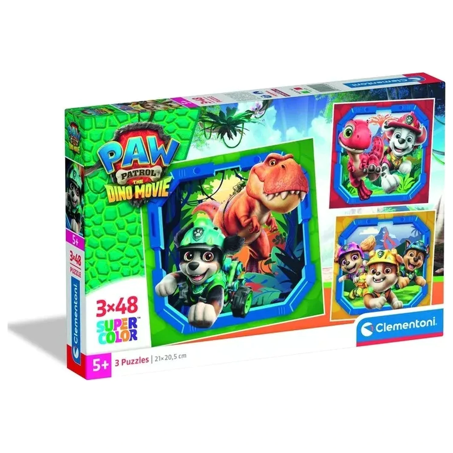 Paw Patrol Dino Movie puzzle 3x48 dielov produktová fotografia