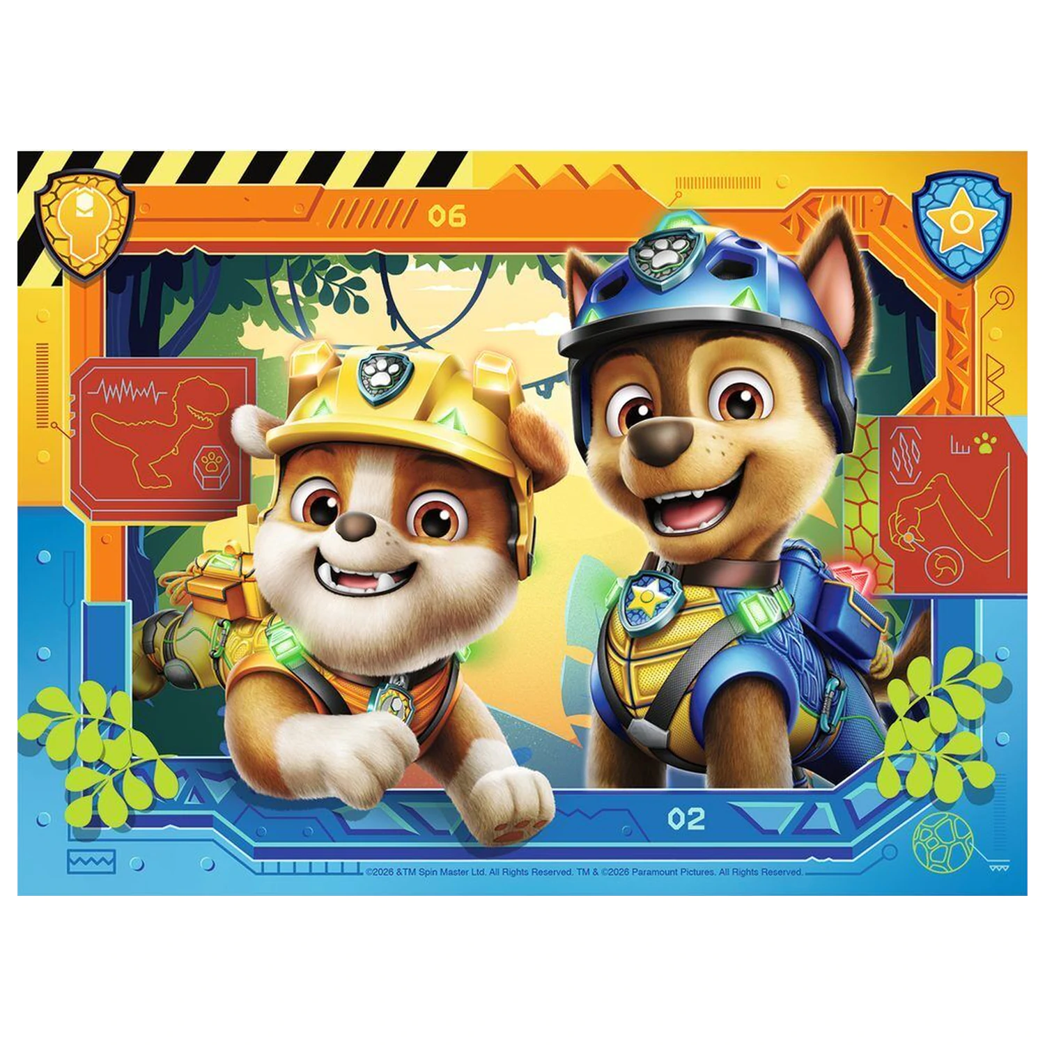 Paw Patrol Dino Movie puzzle 12-16-20-24 kusov produktová fotografia