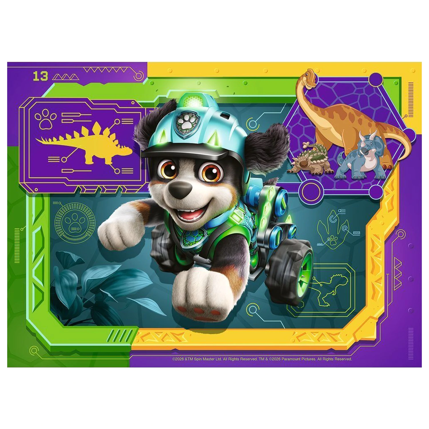 Paw Patrol Dino Movie puzzle 12-16-20-24 kusov produktová fotografia