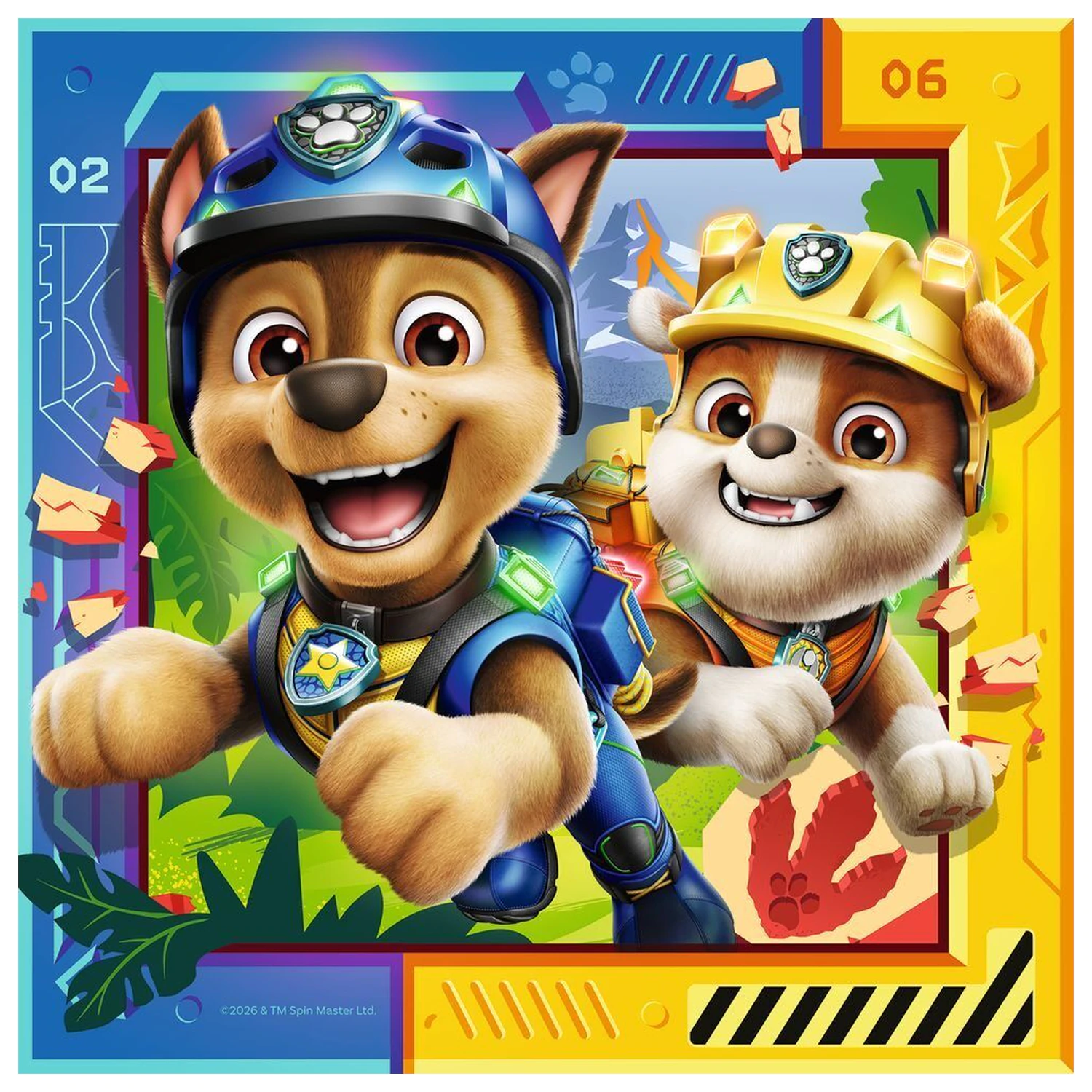 Paw Patrol Dino Movie puzzle 3x49ks produktová fotografia