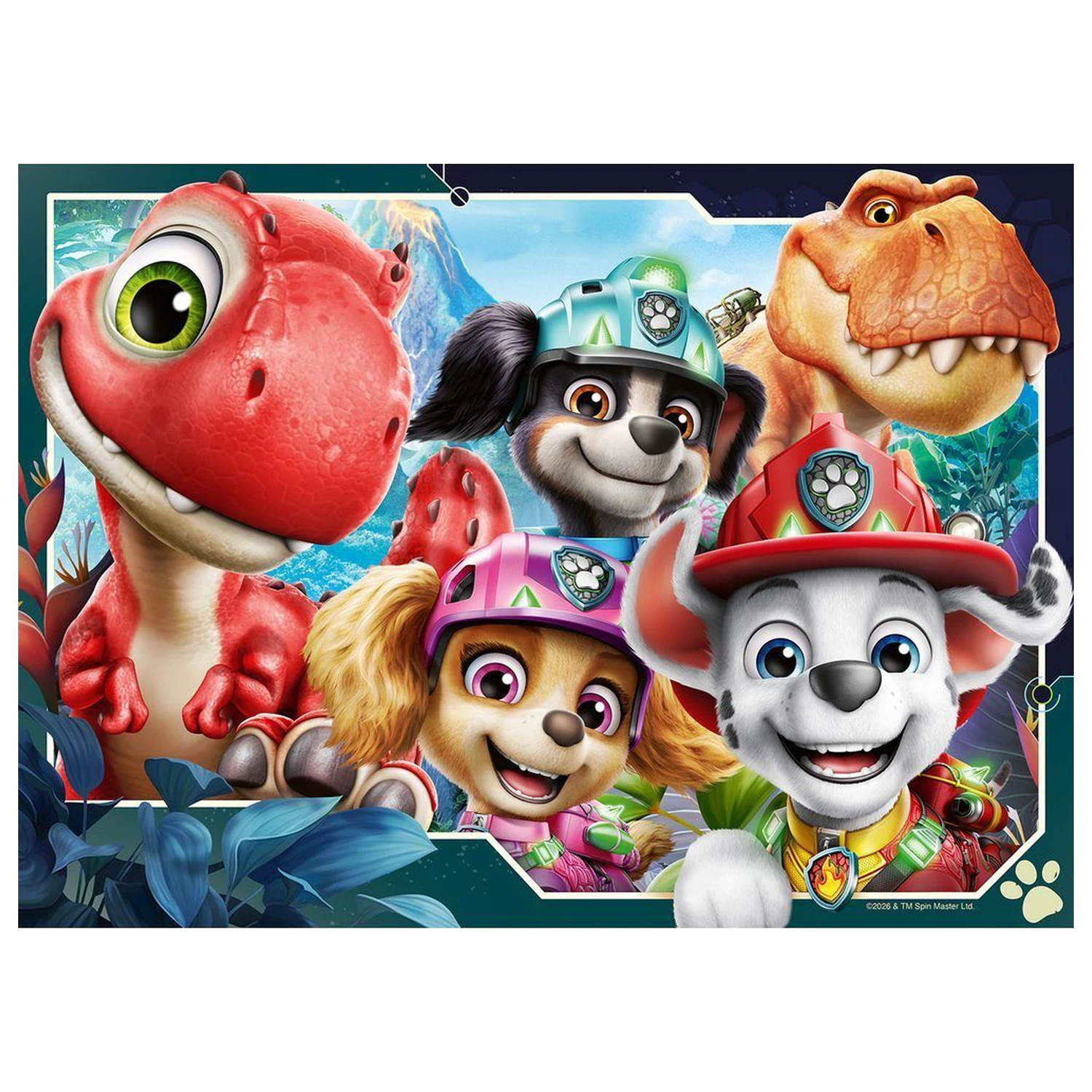 Paw Patrol Dino Movie puzzle 4x42 kusov produktová fotografia