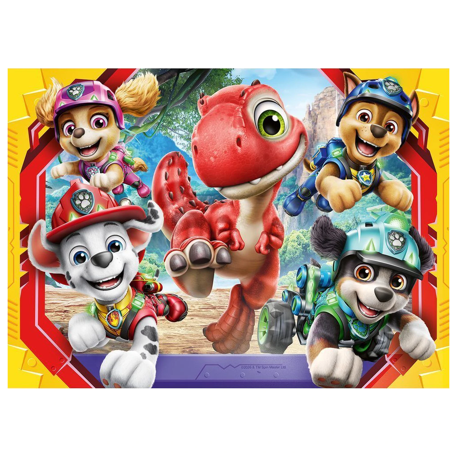 Paw Patrol Dino Movie puzzle 4x42 kusov produktová fotografia