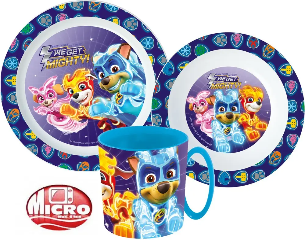 Paw Patrol Jedálenský set, Mikro Plastový set produktová fotografia