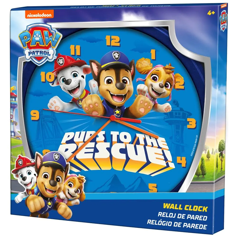 Nástenné hodiny Paw Patrol produktová fotografia