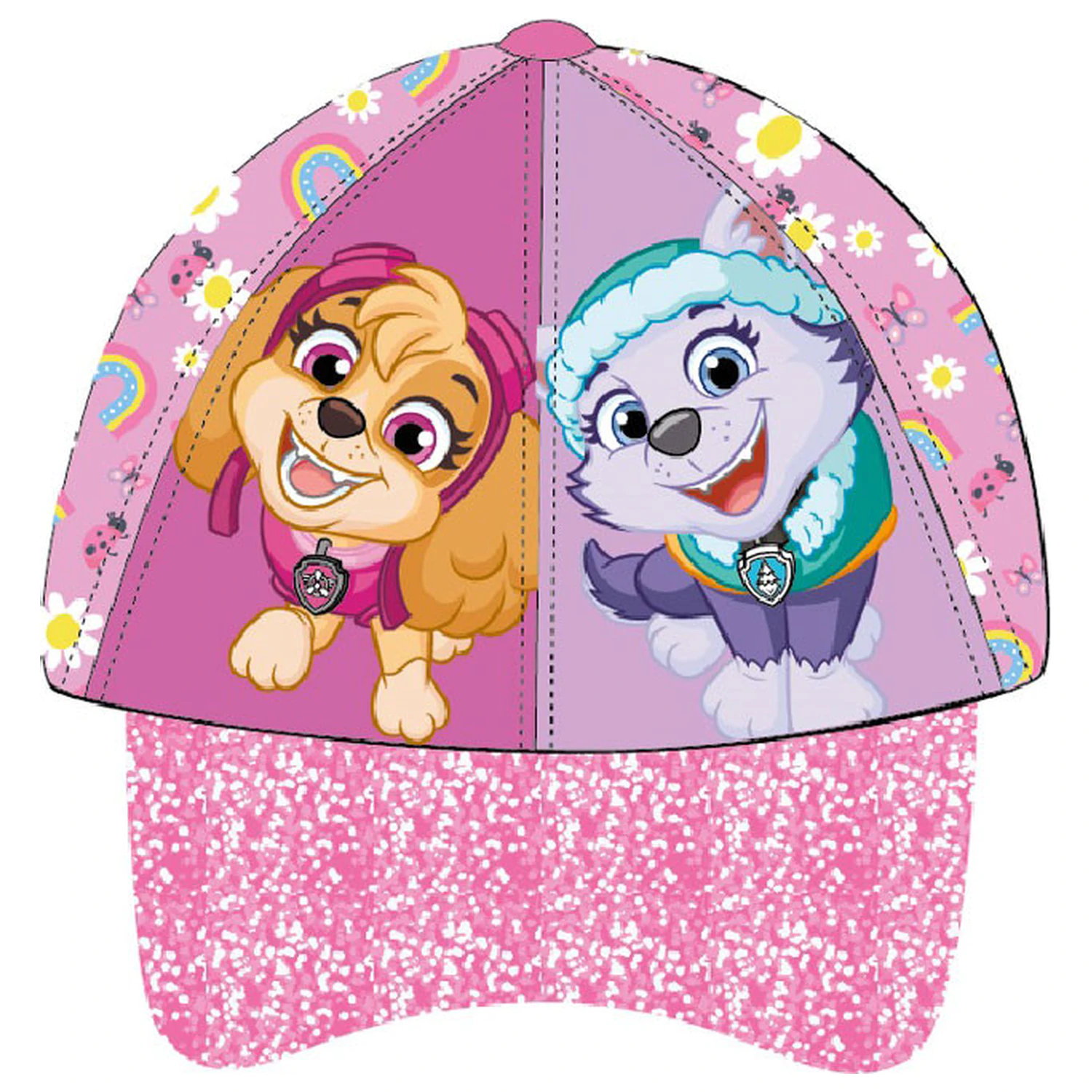 Paw Patrol Flowers and Rainbows detská baseballová čiapka 52 cm produktová fotografia
