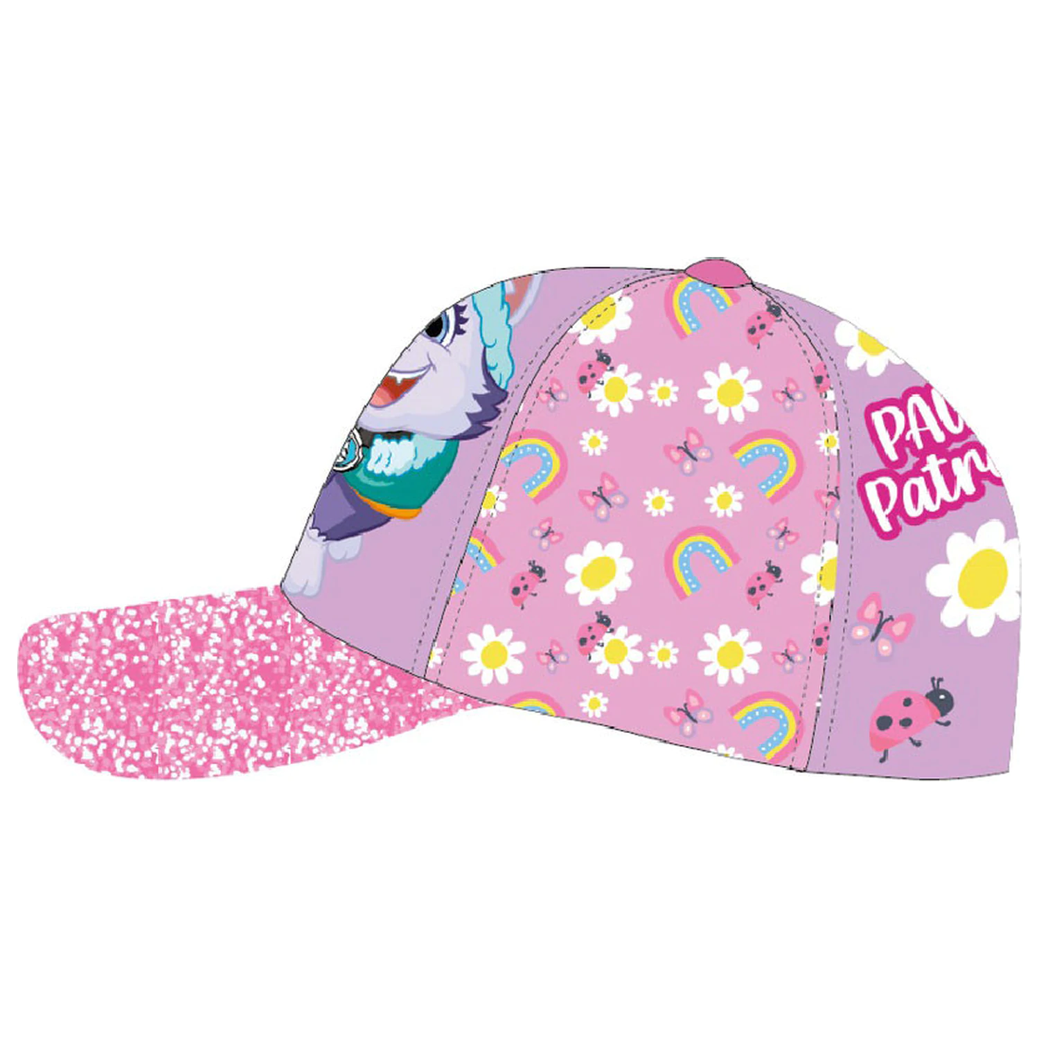 Paw Patrol Flowers and Rainbows detská baseballová čiapka 52 cm produktová fotografia