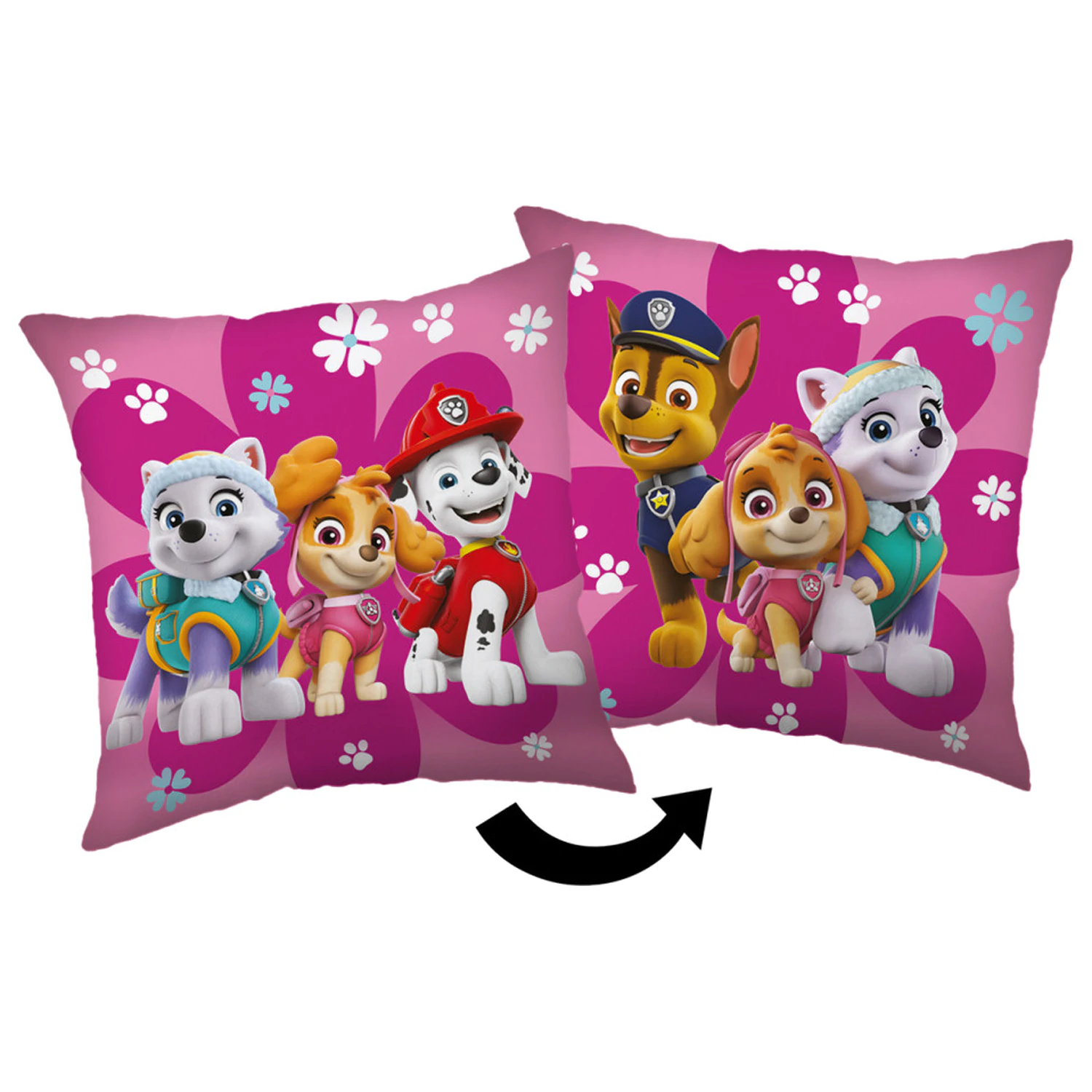 Paw Patrol Flowers vankúš, dekoratívny vankúš produktová fotografia