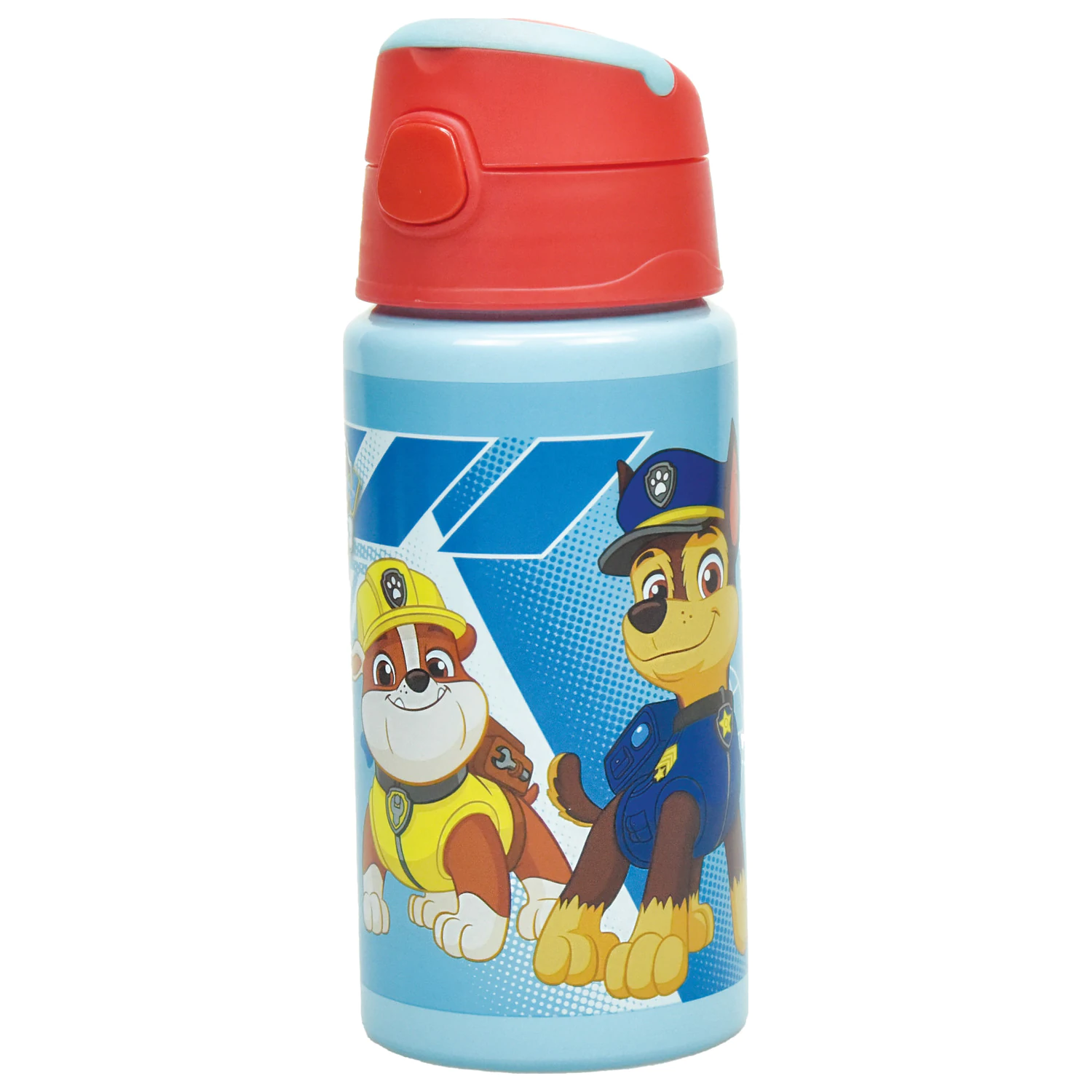 PAW Patrol Forever hliníková fľaša na vodu so slamkou a háčikom 500 ml produktová fotografia