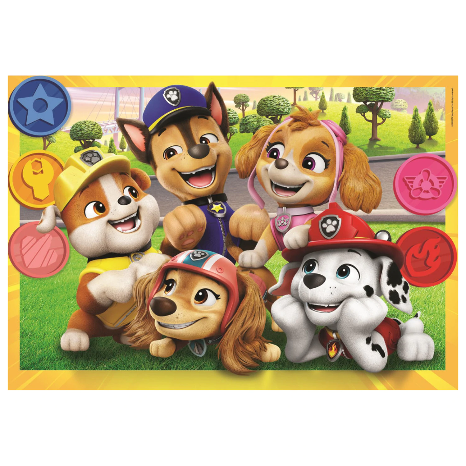 Paw Patrol Friends 104-dielne puzzle produktová fotografia