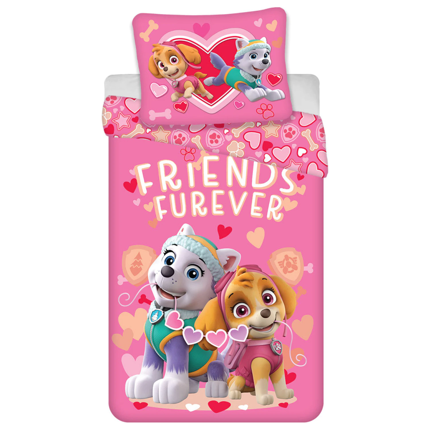 Paw Patrol Friends Furever obliečka na perinu pre batoľatá a predškolákov produktová fotografia