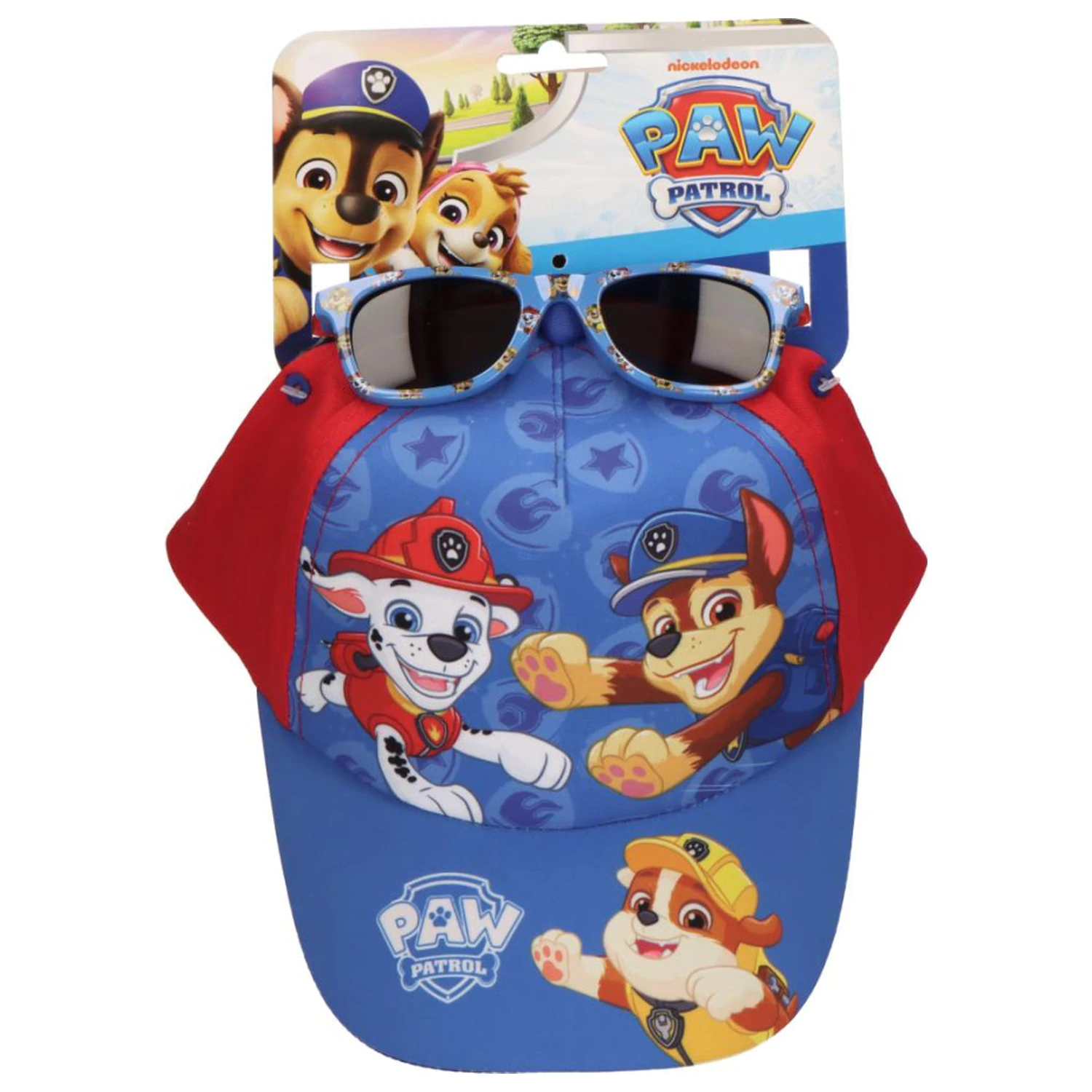 Paw Patrol Zábavná chlapčenská súprava slnečných okuliarov a baseballovej čiapky produktová fotografia