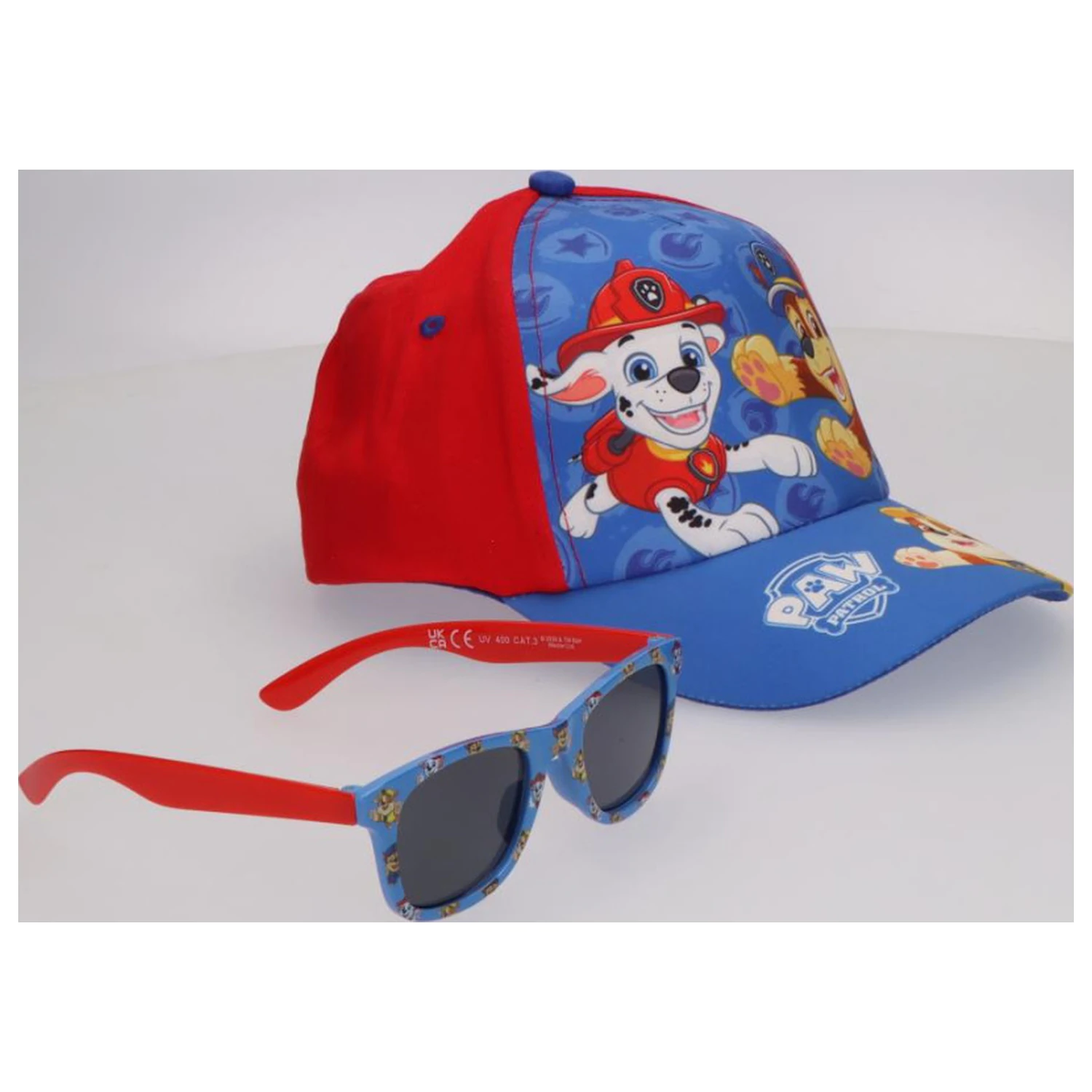 Paw Patrol Zábavná chlapčenská súprava slnečných okuliarov a baseballovej čiapky produktová fotografia