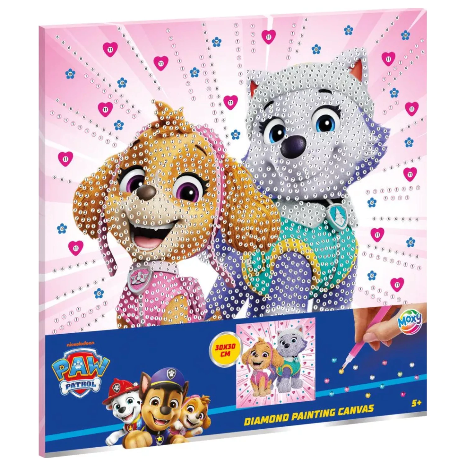 Paw Patrol Girls Power Diamond Painting Súprava na plátne 30x30 cm produktová fotografia