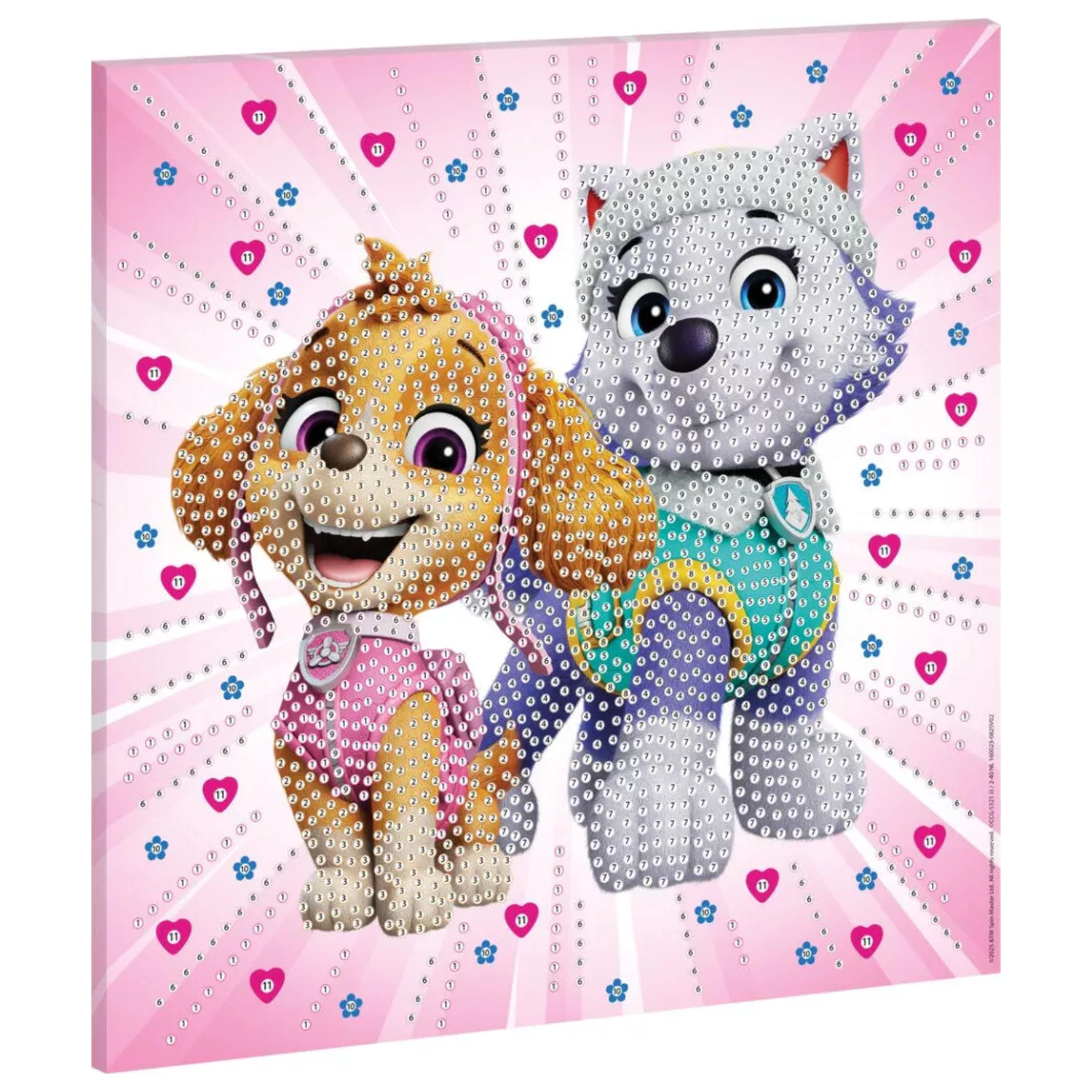 Paw Patrol Girls Power Diamond Painting Súprava na plátne 30x30 cm produktová fotografia