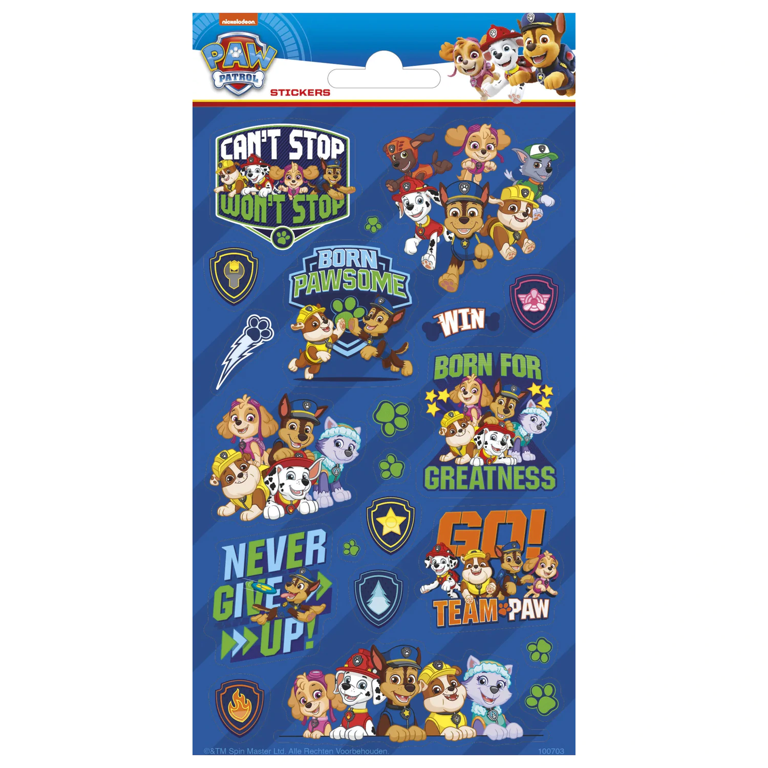 Paw Patrol Greatness Nálepka produktová fotografia