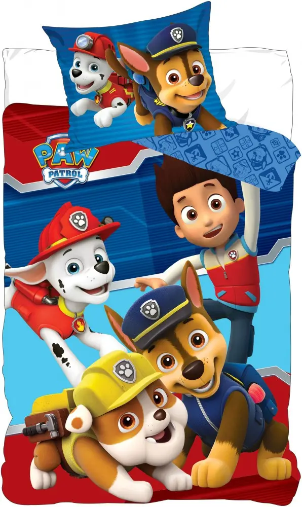 Paw Patrol Detská súprava obliečok na paplón 100x135cm, 40x60cm produktová fotografia