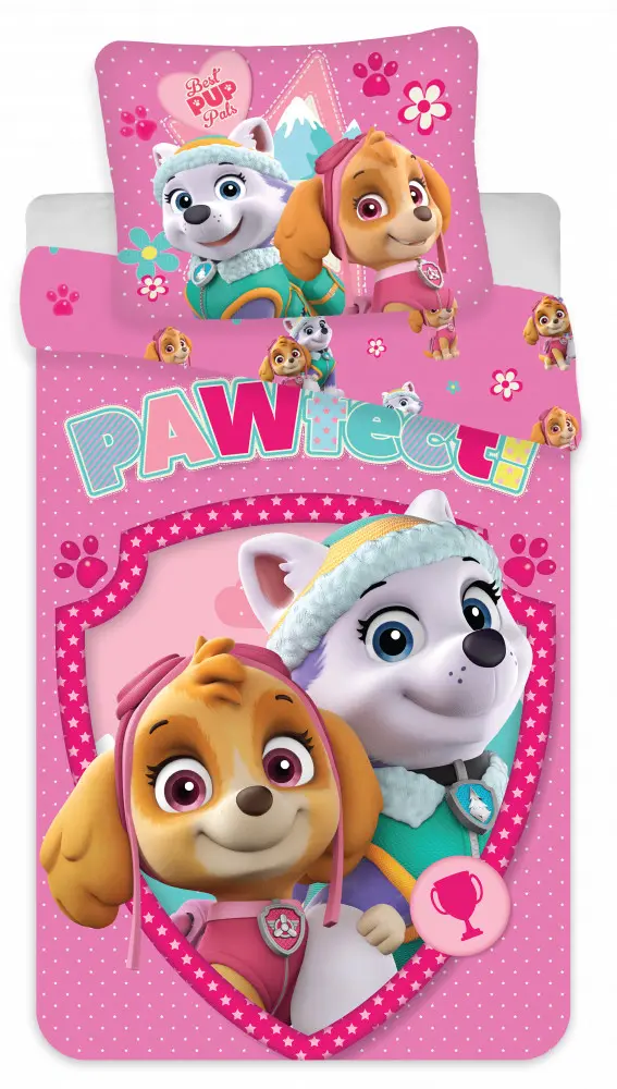 PAW Patrol Detský set obliečok na periny 100x135 cm, 40x60 cm produktová fotografia