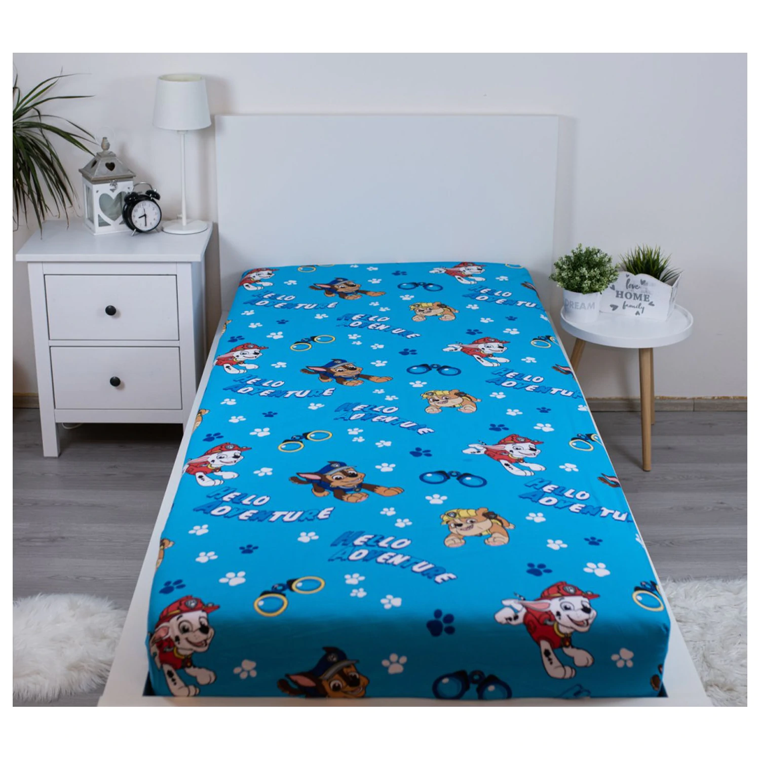 Paw Patrol Hello Adventure napínacia plachta 90x200 cm produktová fotografia