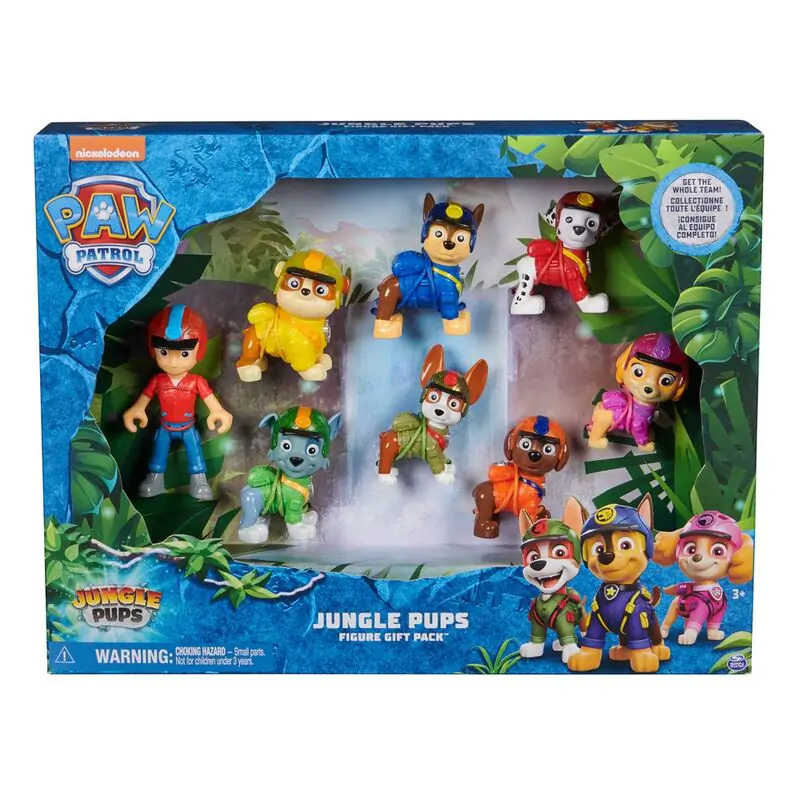 Paw Patrol Jungle Pups balenie 8 figúrok termékfotó