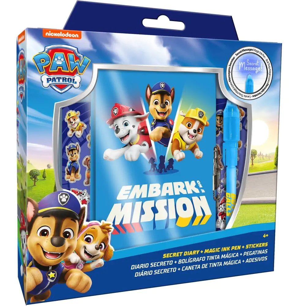 Paw Patrol Diár + magické pero produktová fotografia