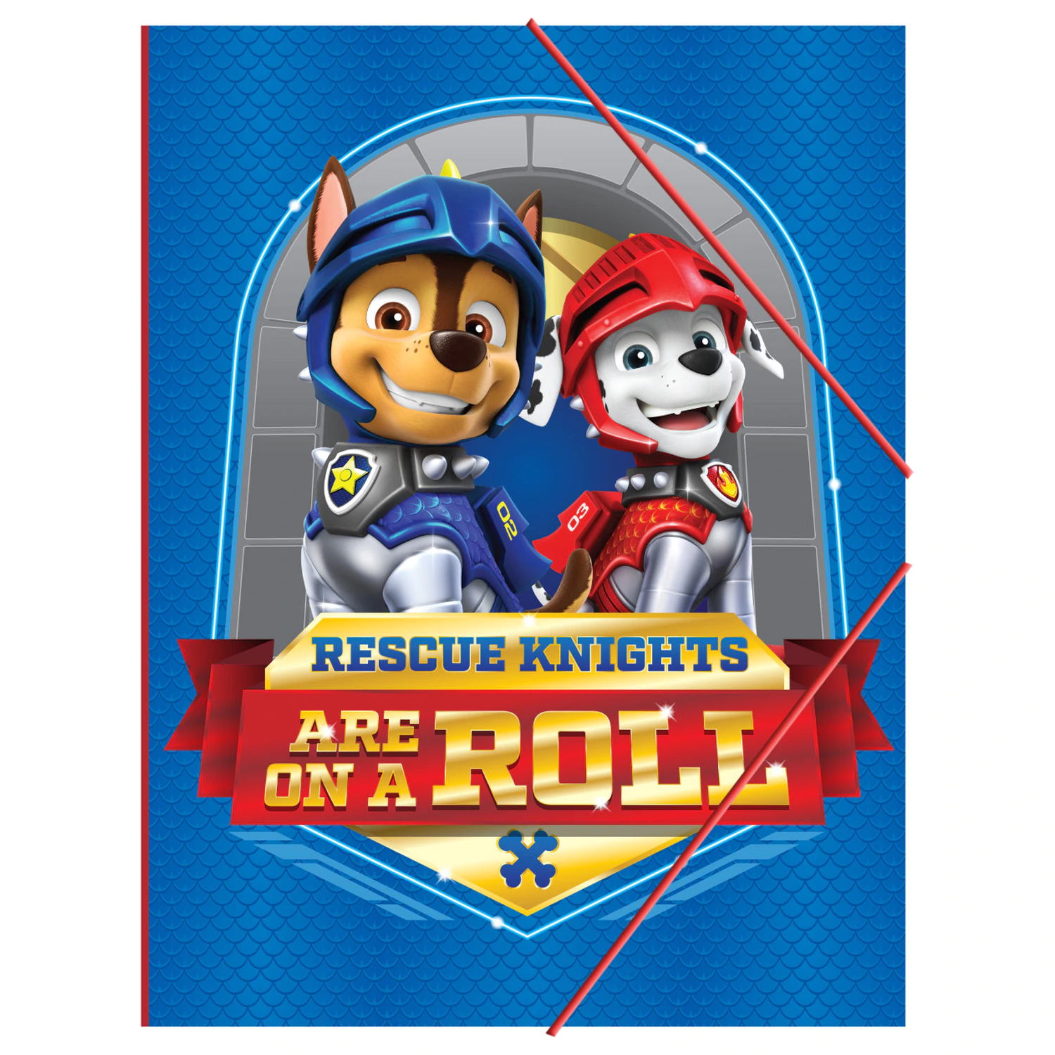 Paw Patrol Knights A/4 elastický zakladač produktová fotografia