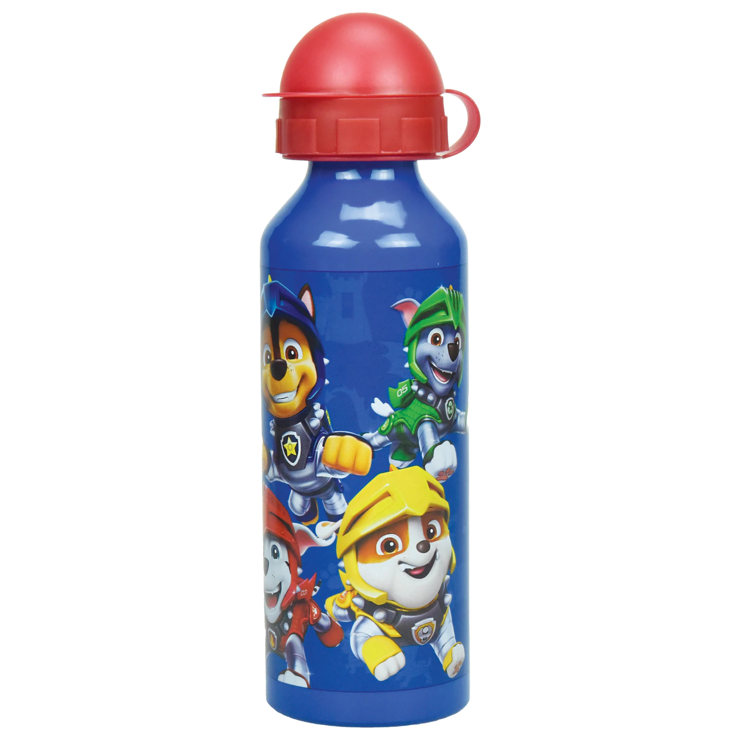 Paw Patrol Knights hliníková fľaša na vodu s pitným uzáverom 520 ml produktová fotografia