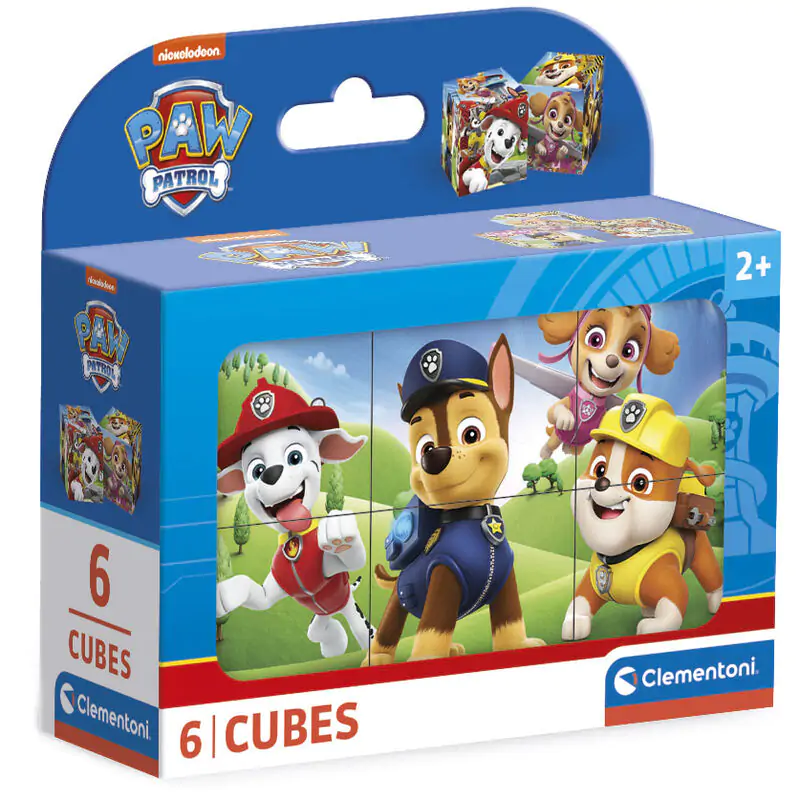 Paw Patrol kocka puzzle 6 ks produktová fotografia