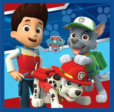 PAW Patrol Magic uterák na ruky, uterák na tvár, uterák 30*30 cm produktová fotografia