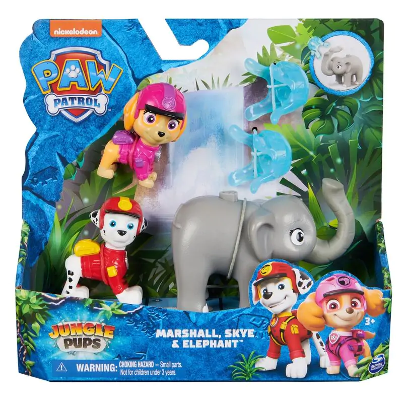 Paw Patrol Marshall a Skye Jungle Pups pack figúrky 6 cm termékfotó