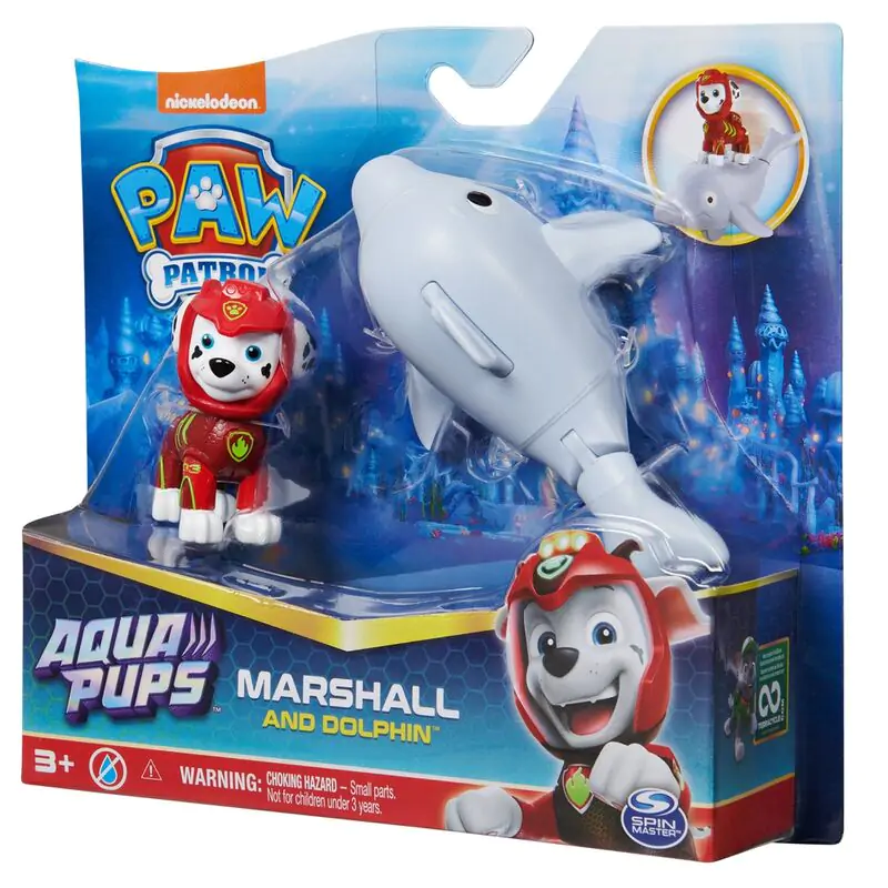 Paw Patrol Marshall Aqua Pups balenie figúrok produktová fotografia