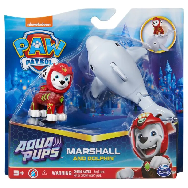 Paw Patrol Marshall Aqua Pups balenie figúrok produktová fotografia