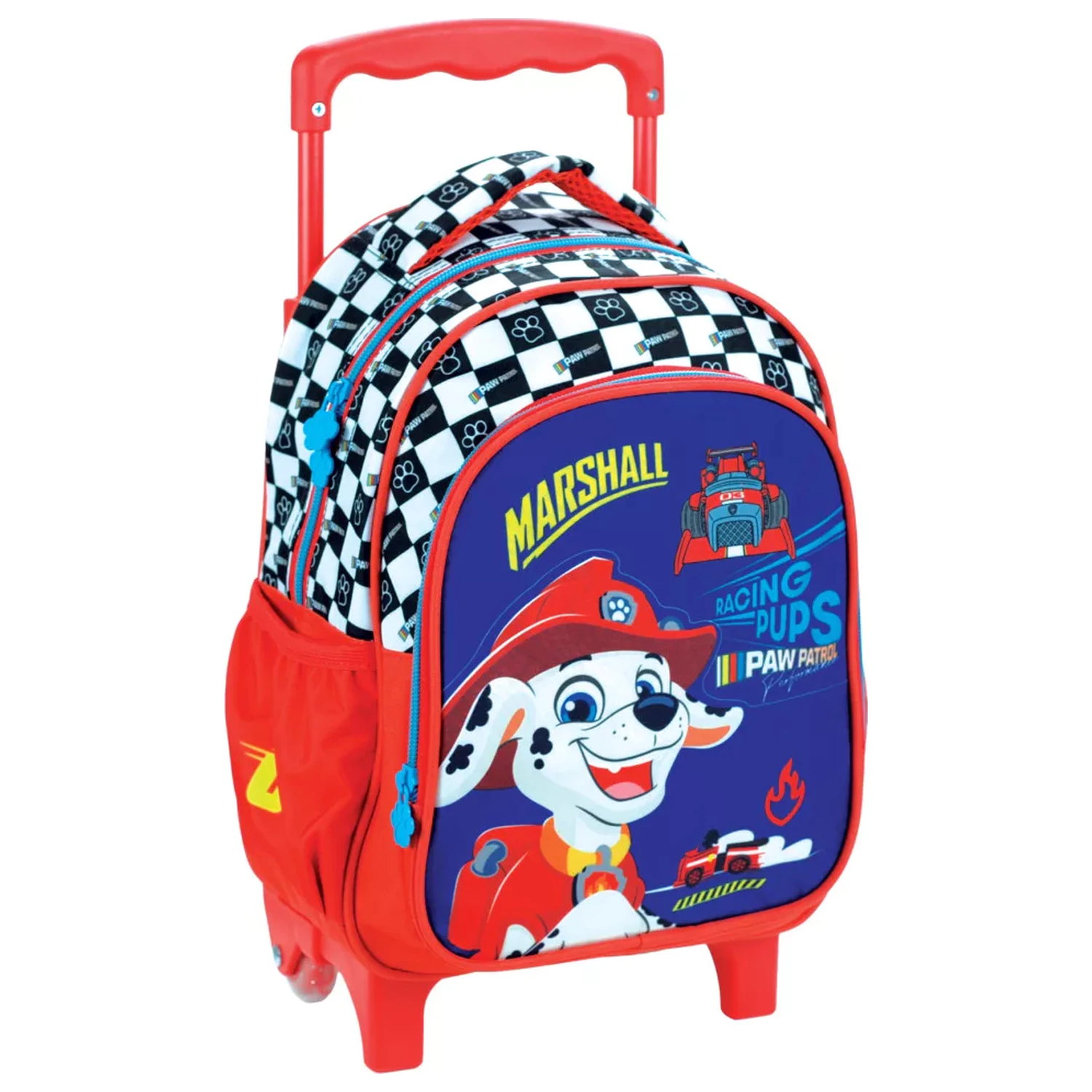 Paw Patrol Marshall Racing Rolling predškolský batoh, taška 30 cm produktová fotografia