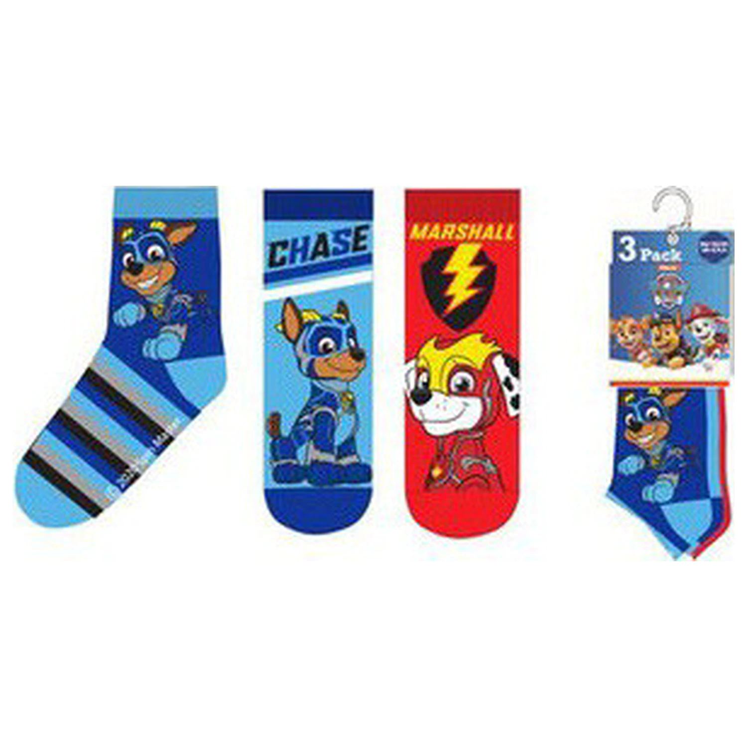 Paw Patrol Mighty Red detské ponožky 27/30 produktová fotografia
