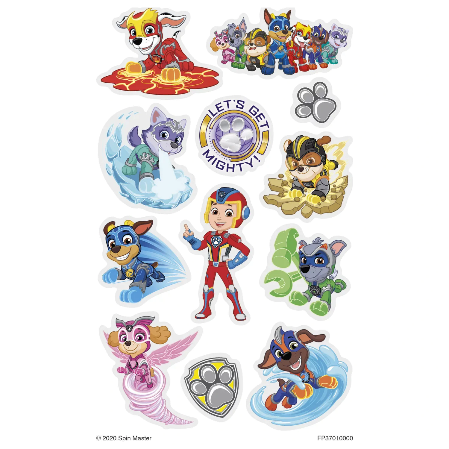 PAW Patrol Mighty tetovanie 12 kusov produktová fotografia