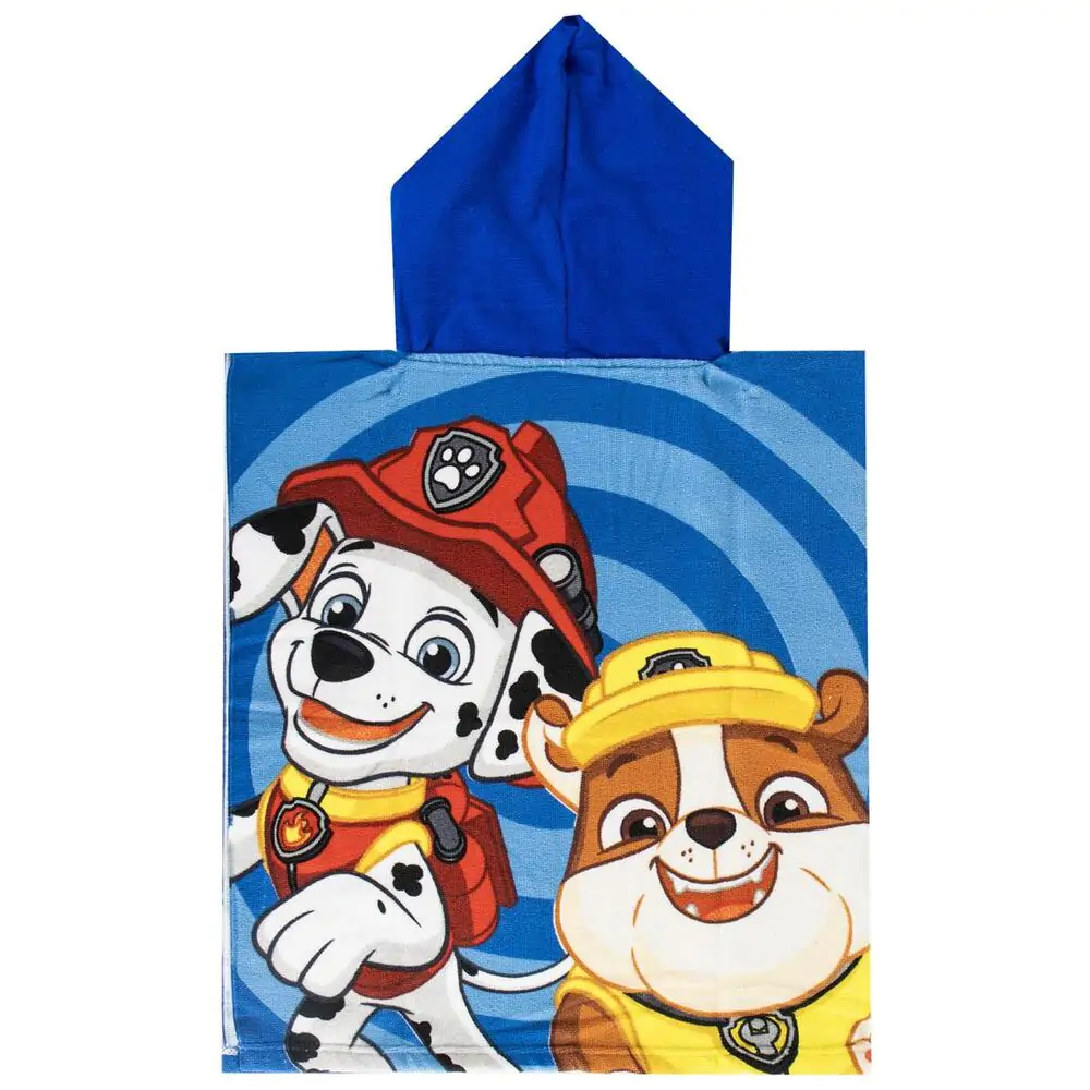 Paw Patrol mikrovláknové pončo plážová osuška produktová fotografia