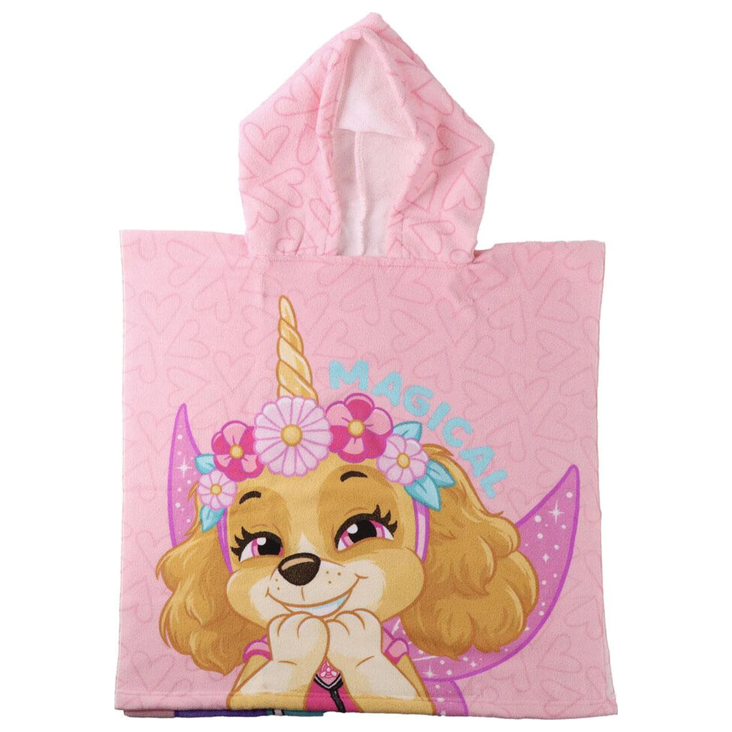 Paw Patrol mikrofrótté pončo plážová osuška produktová fotografia