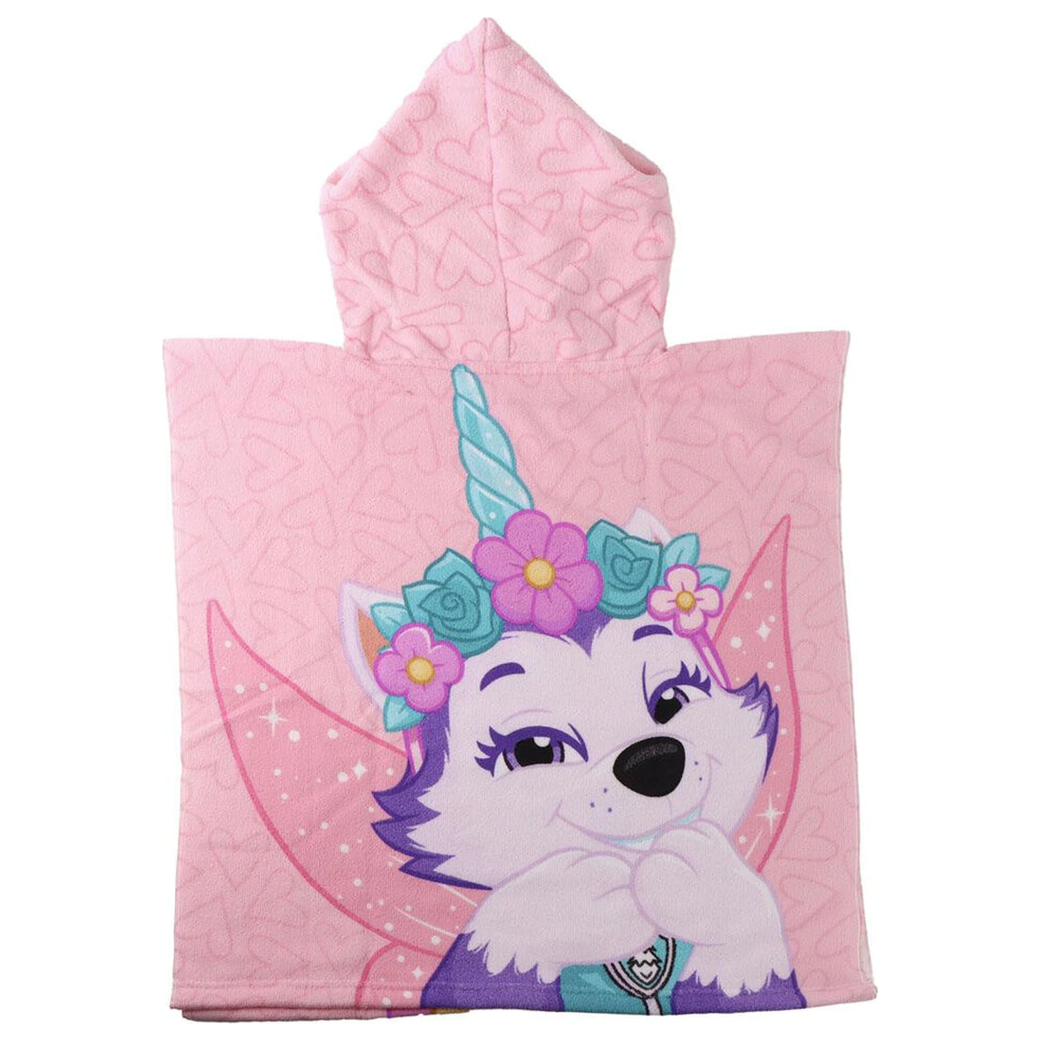 Paw Patrol mikrofrótté pončo plážová osuška produktová fotografia