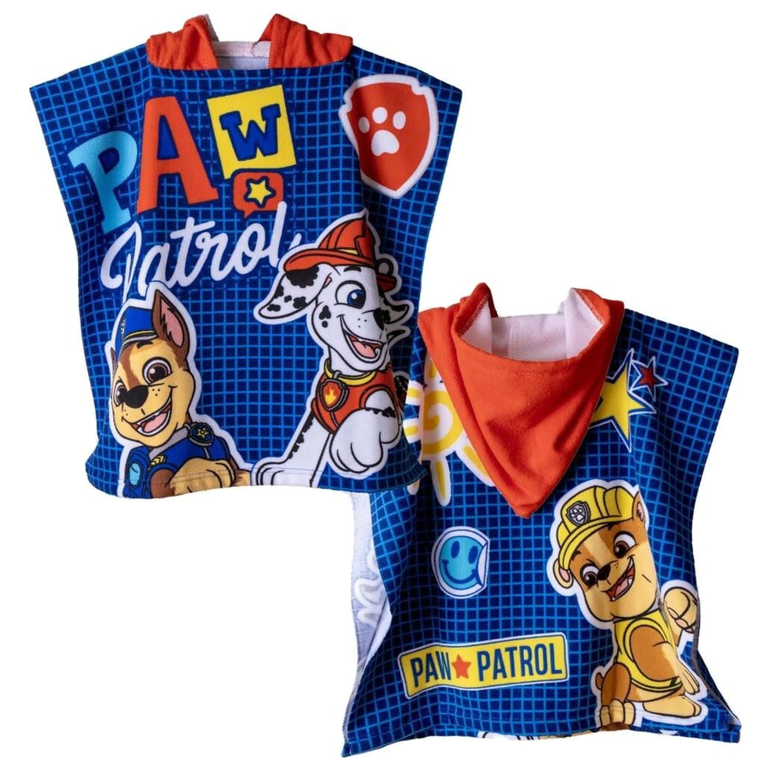 Paw Patrol mikrovláknový pončo uterák produktová fotografia