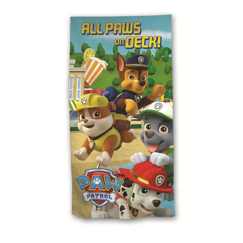 Paw Patrol microfibre plážová osuška produktová fotografia