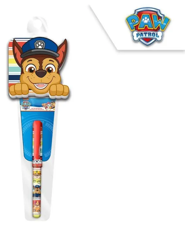 Paw Patrol mini zošit + sada pier produktová fotografia
