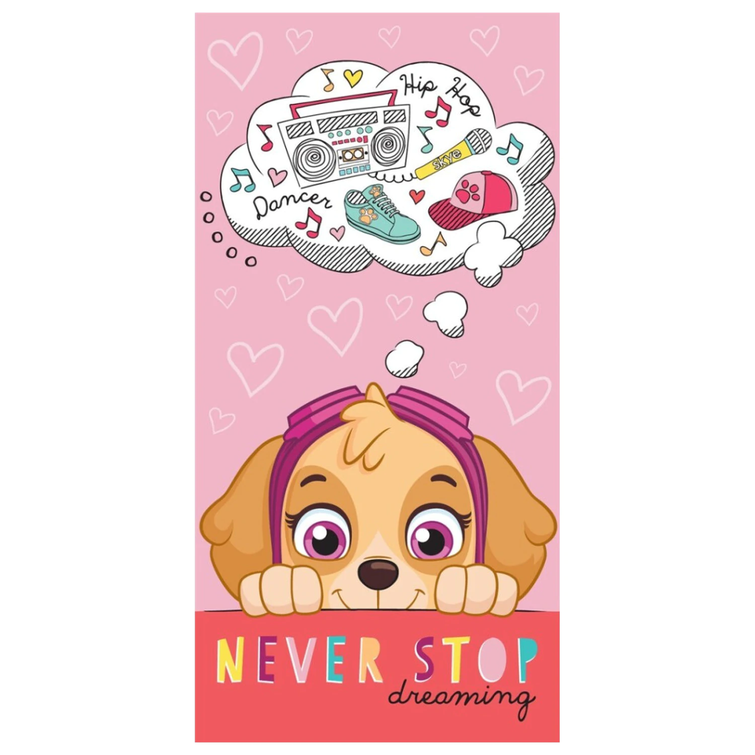Paw Patrol Never Stop uterák produktová fotografia