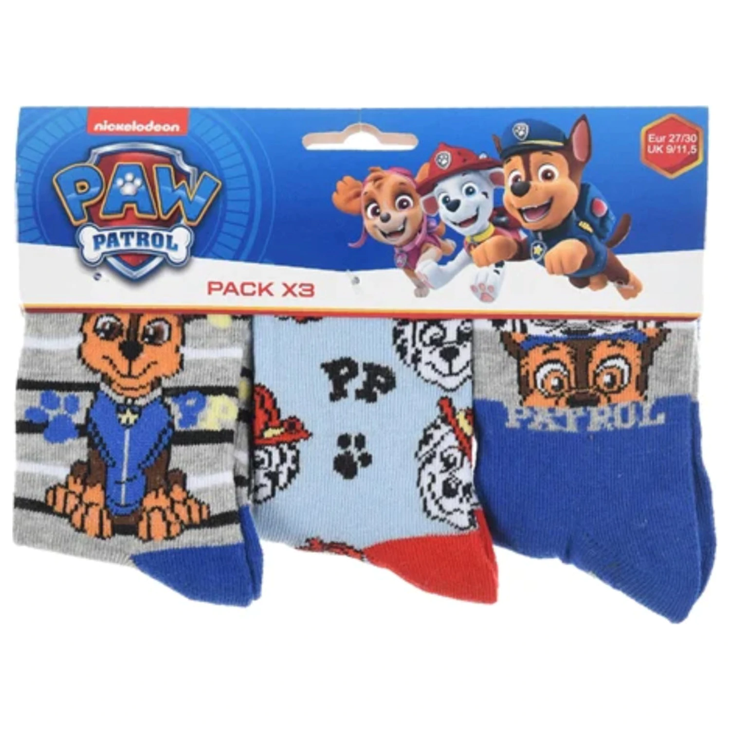 Paw Patrol Paws Crew detské ponožky 31/34 produktová fotografia