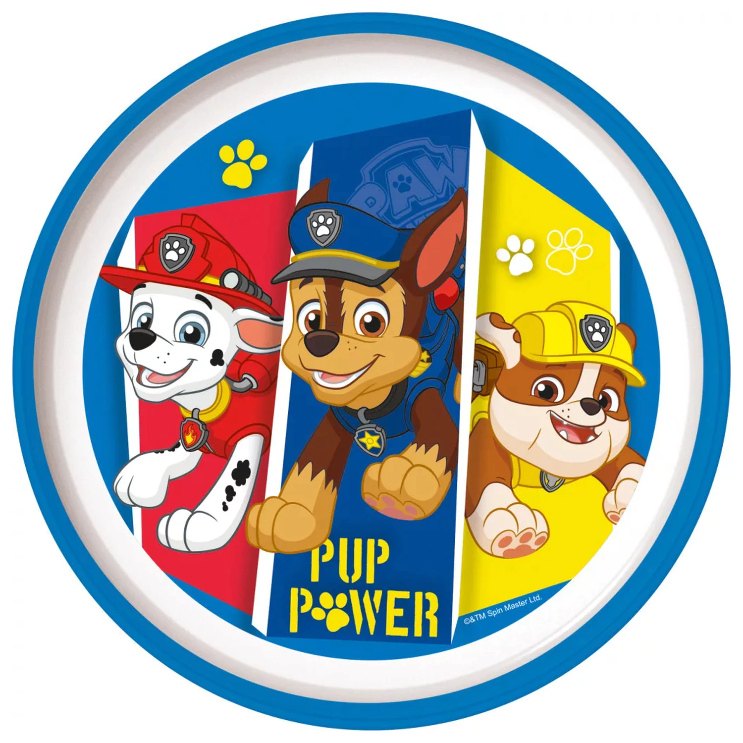 PAW Patrol Pup Power protišmykový mikro plochý tanier produktová fotografia