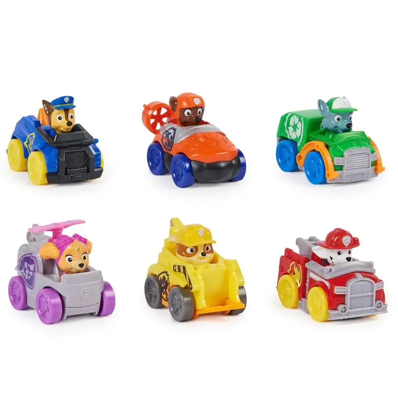 Paw Patrol Pup Squad Racer set 6 vozidiel produktová fotografia