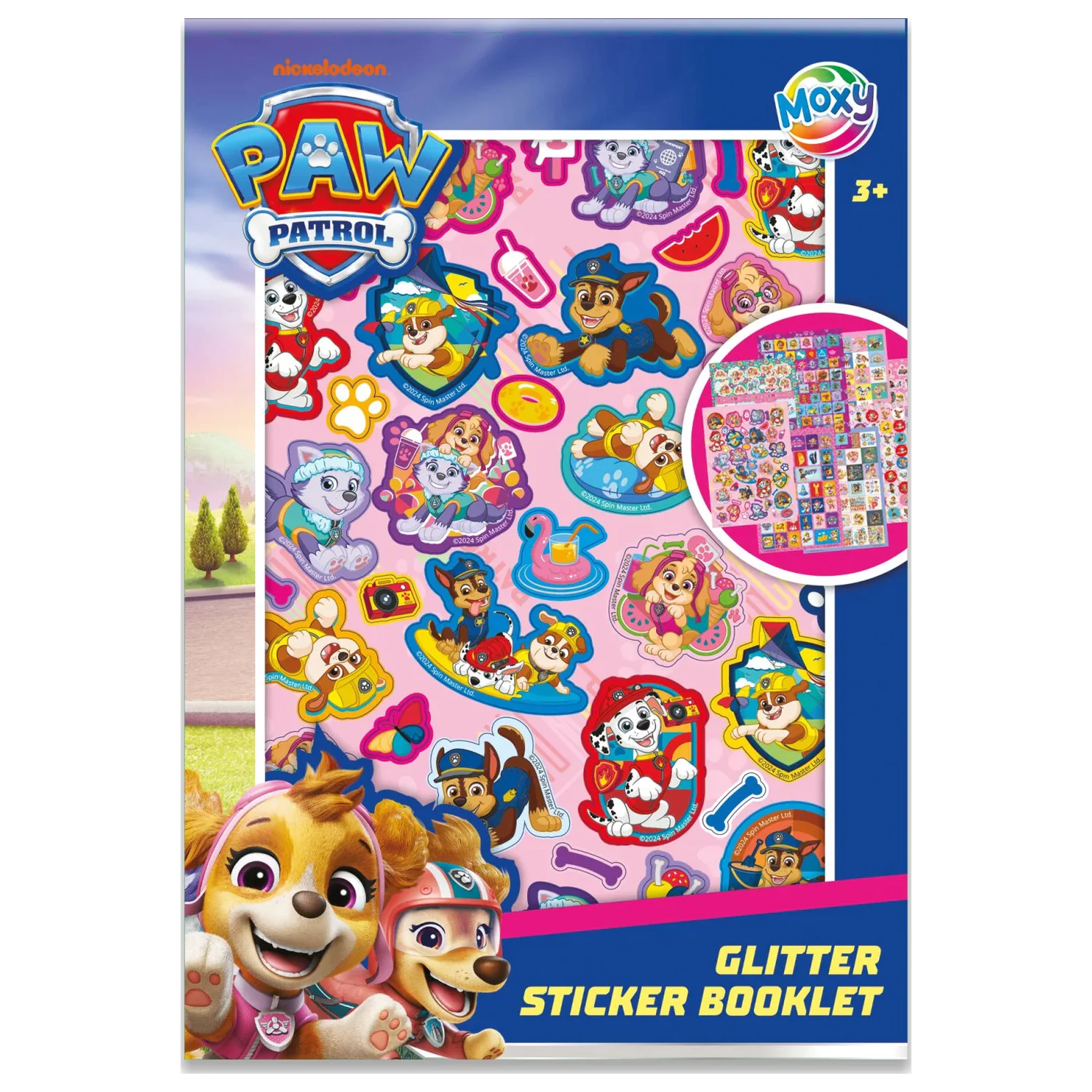 PAW Patrol Šteniatková Láska Trblietavá Kniha nálepiek produktová fotografia