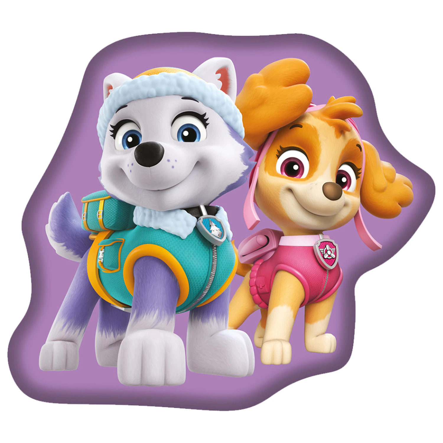 Paw Patrol Fialový tvarovaný vankúš produktová fotografia
