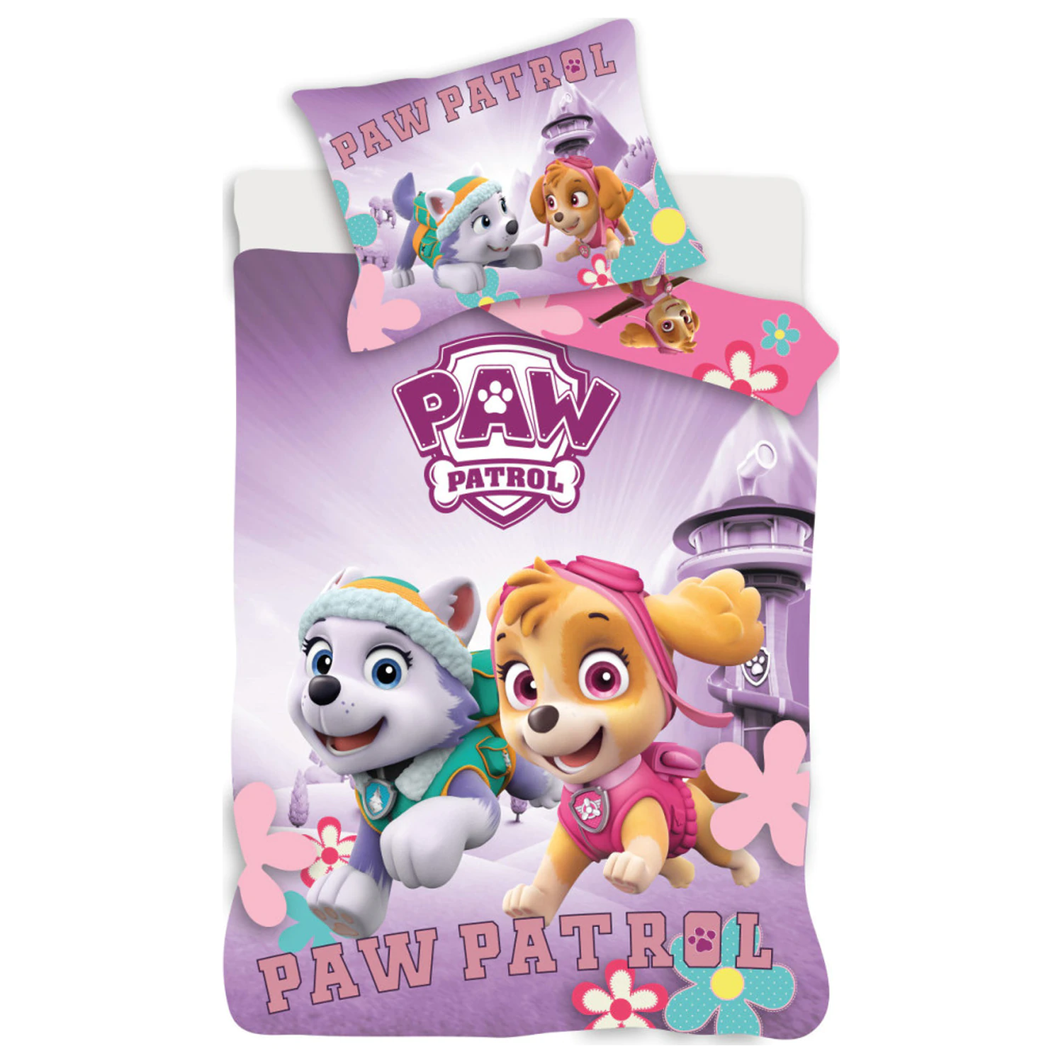 PAW Patrol Fialová detská obliečka na perinu pre batoľatá produktová fotografia