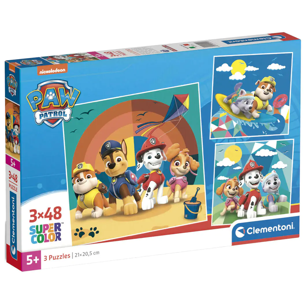 Paw Patrol puzzle 3 x 48 dielikov produktová fotografia