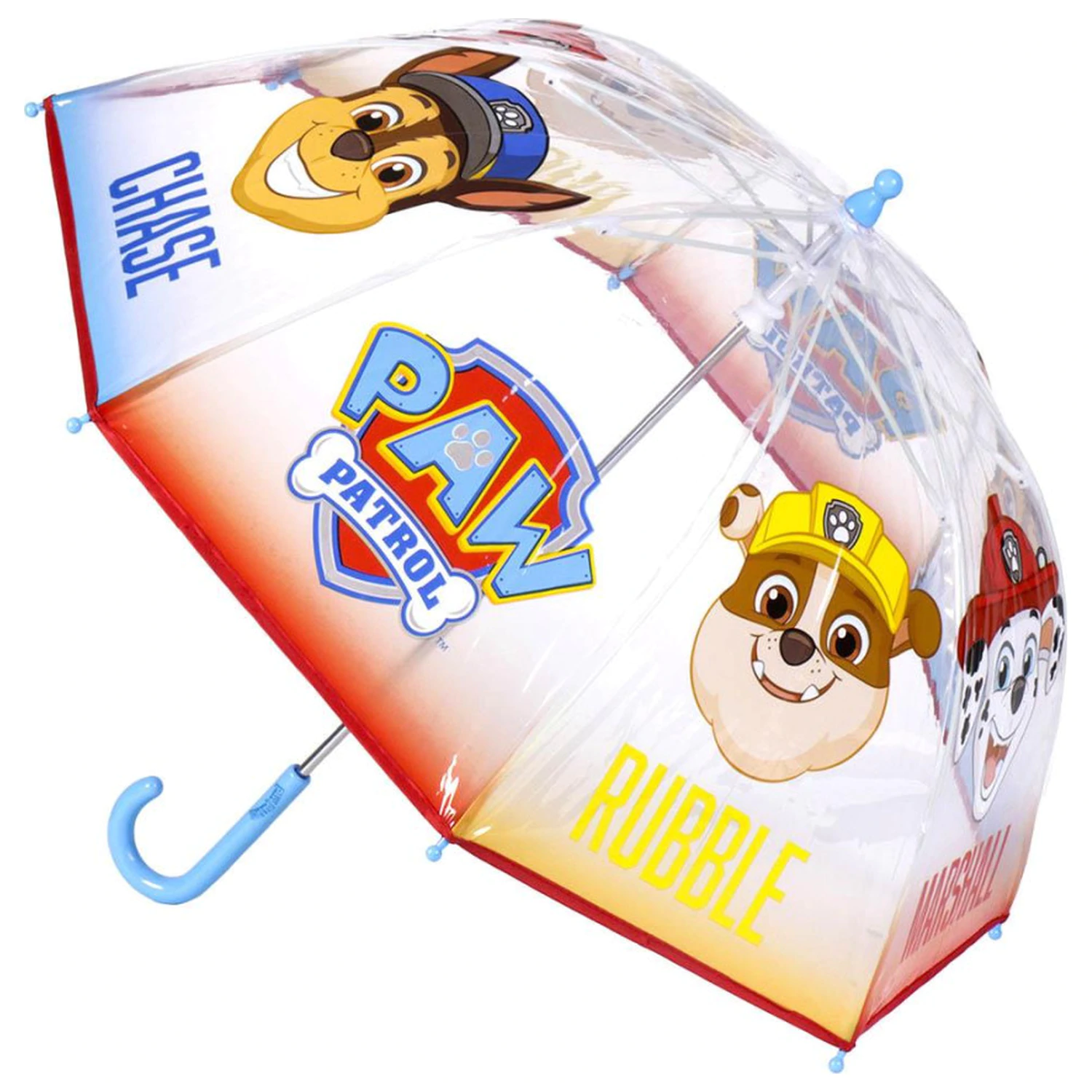 Paw Patrol Rain Guard Detský Priehľadný Dáždnik Ø71 cm produktová fotografia
