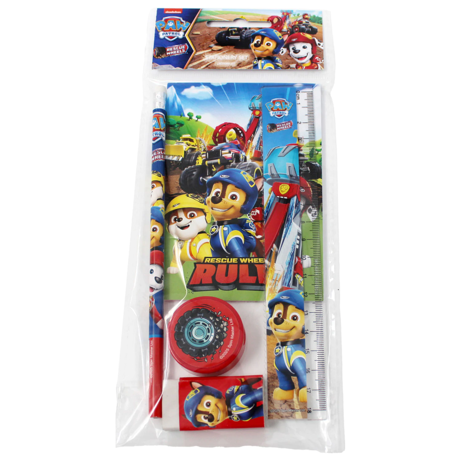 PAW Patrol Rescue Wheels 5-dielny set písacích potrieb produktová fotografia